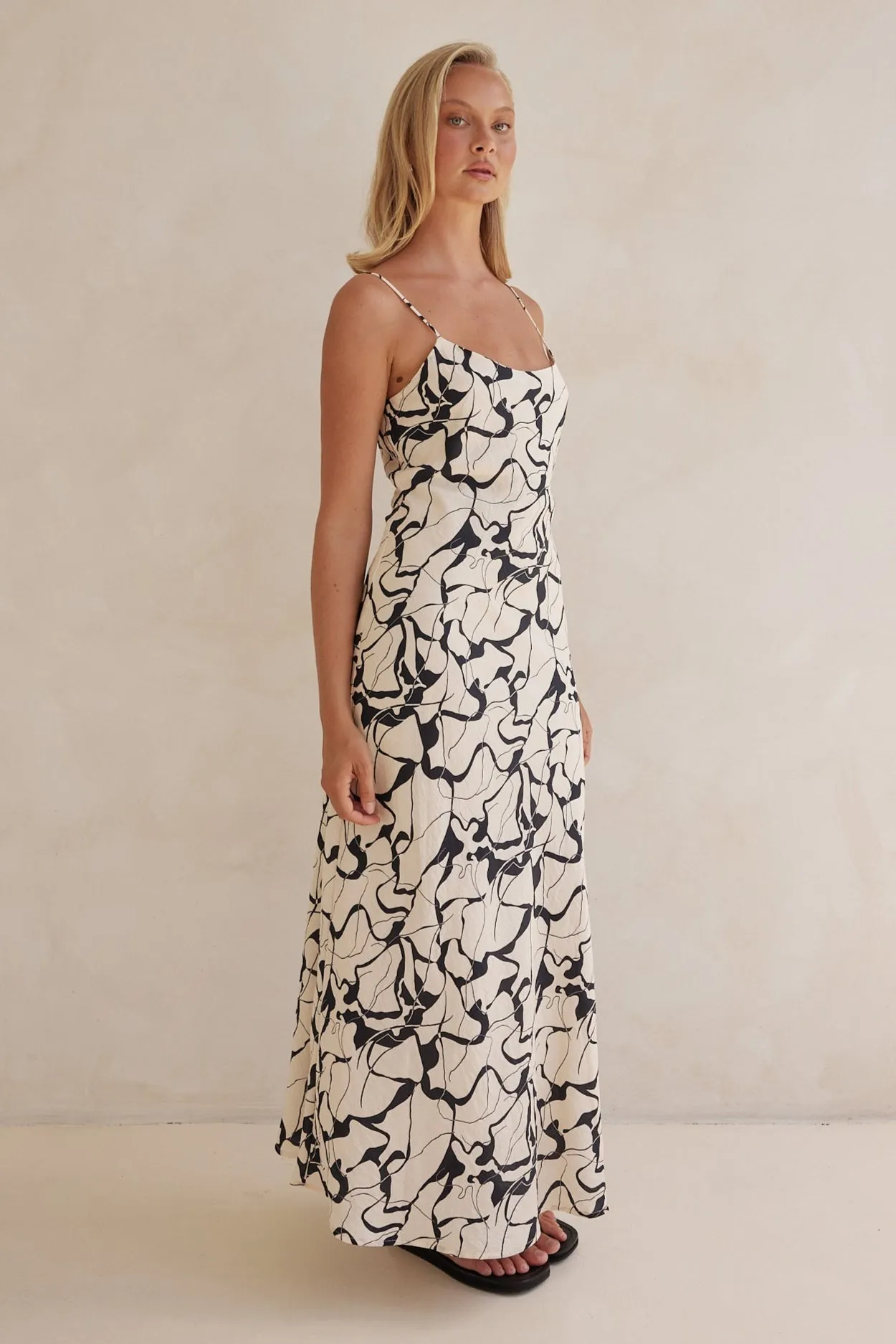 Mallorca Maxi Dress (Cream)