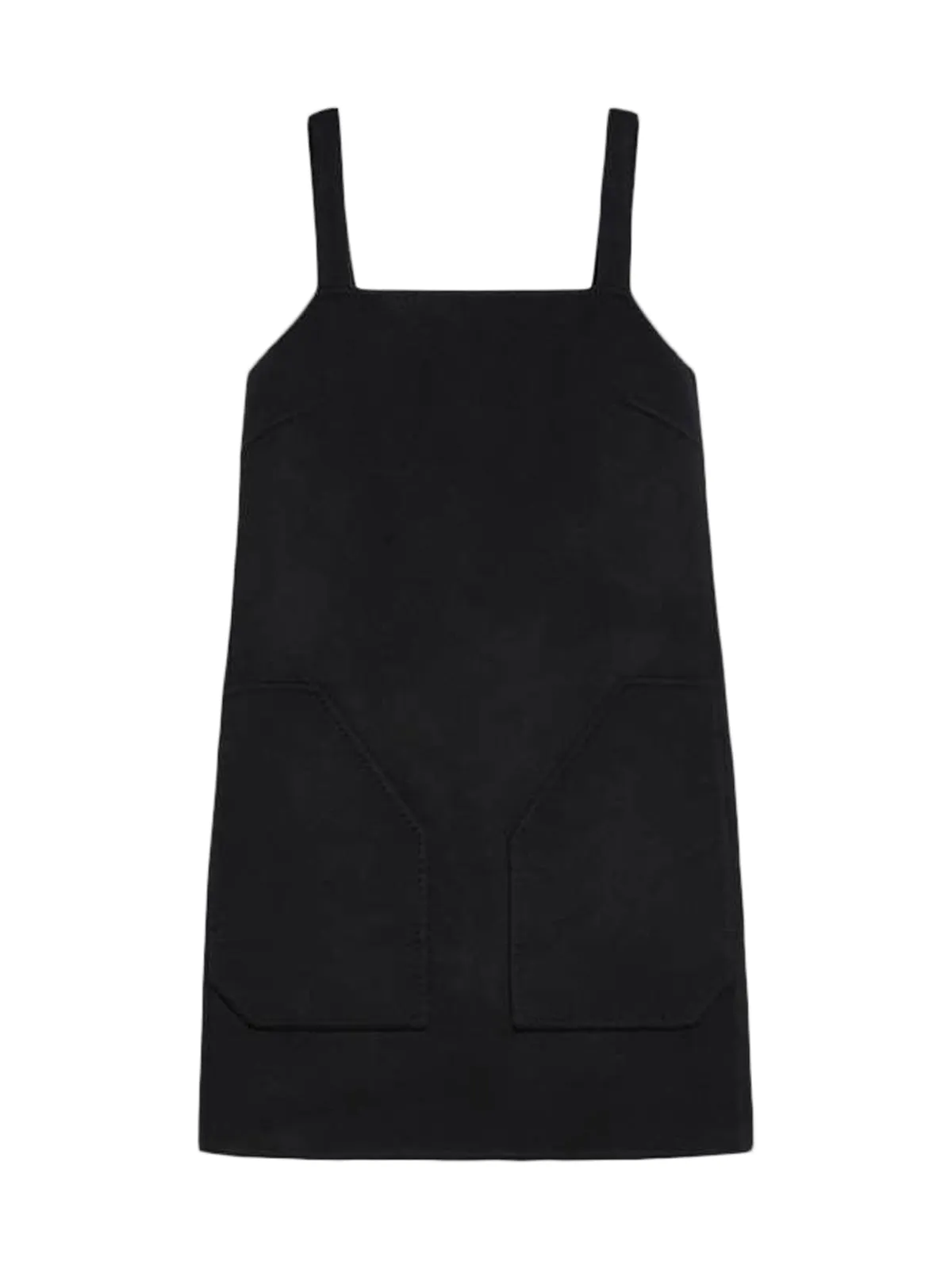Max Mara Square Neck Sleeveless Mini Dress