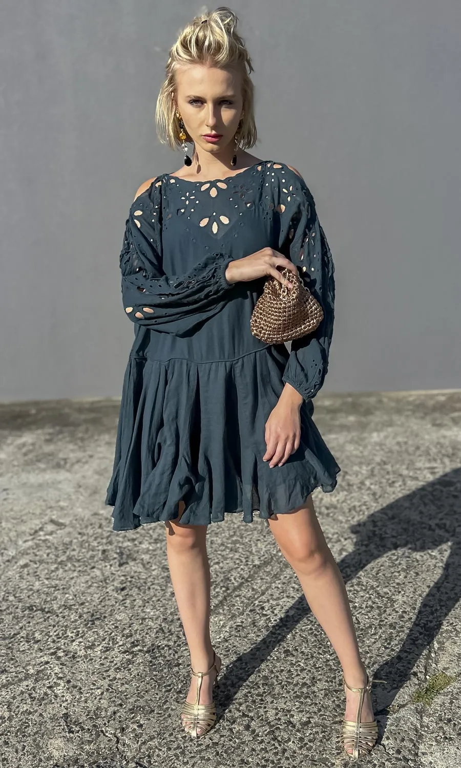 Mes Demoiselles Pachira Blue/Green Dress