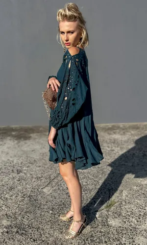 Mes Demoiselles Pachira Blue/Green Dress