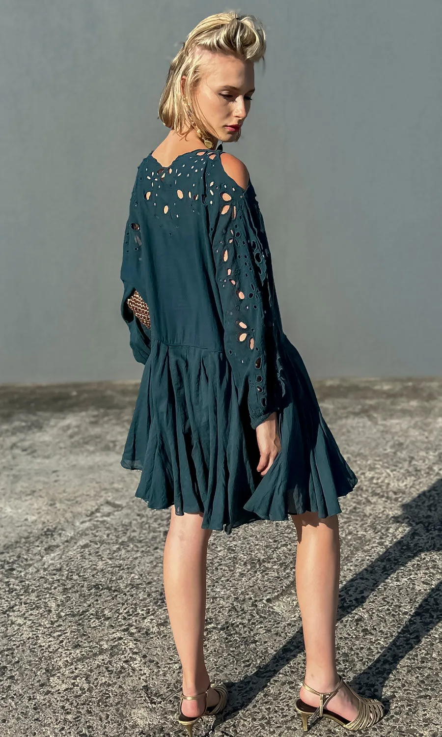Mes Demoiselles Pachira Blue/Green Dress