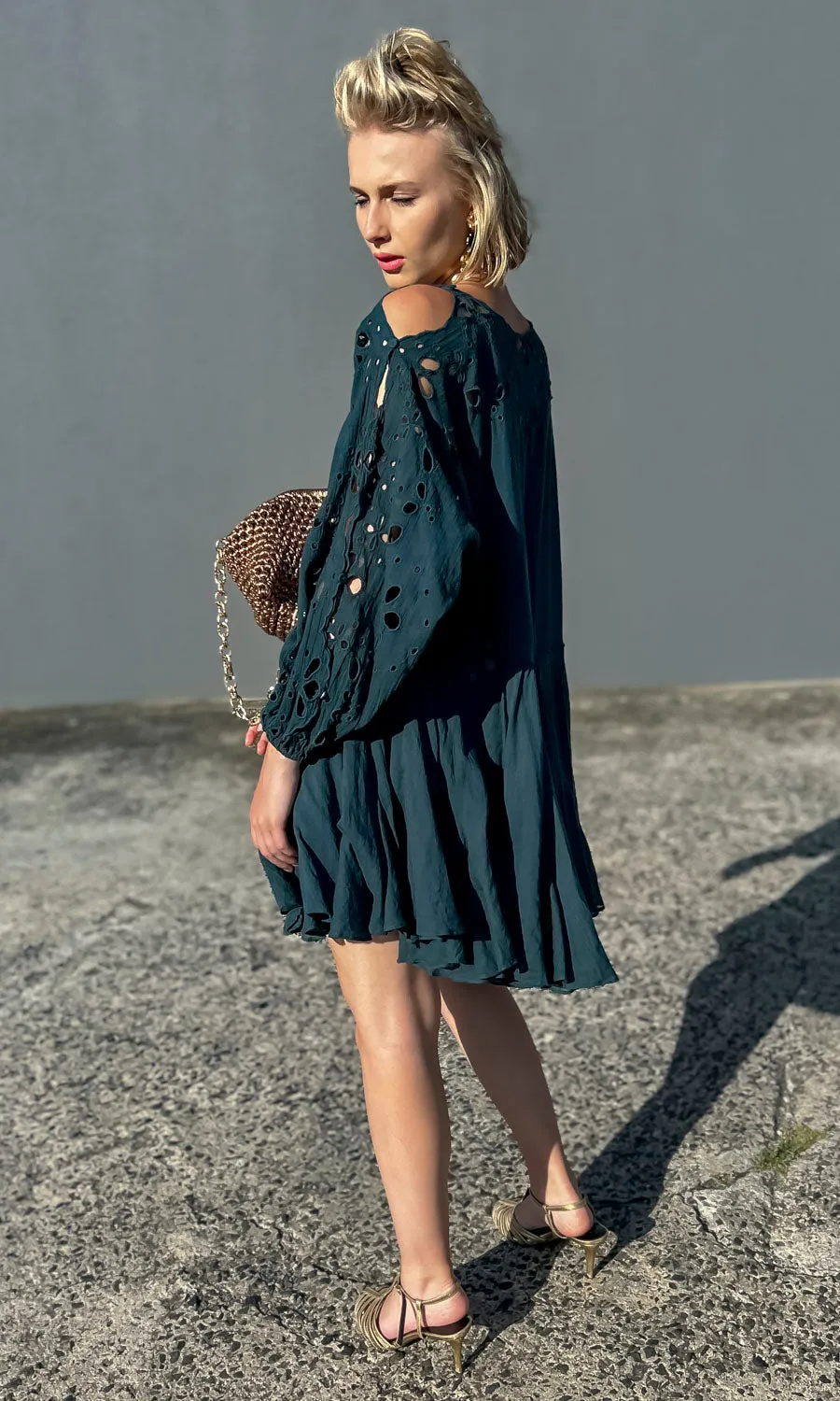 Mes Demoiselles Pachira Blue/Green Dress