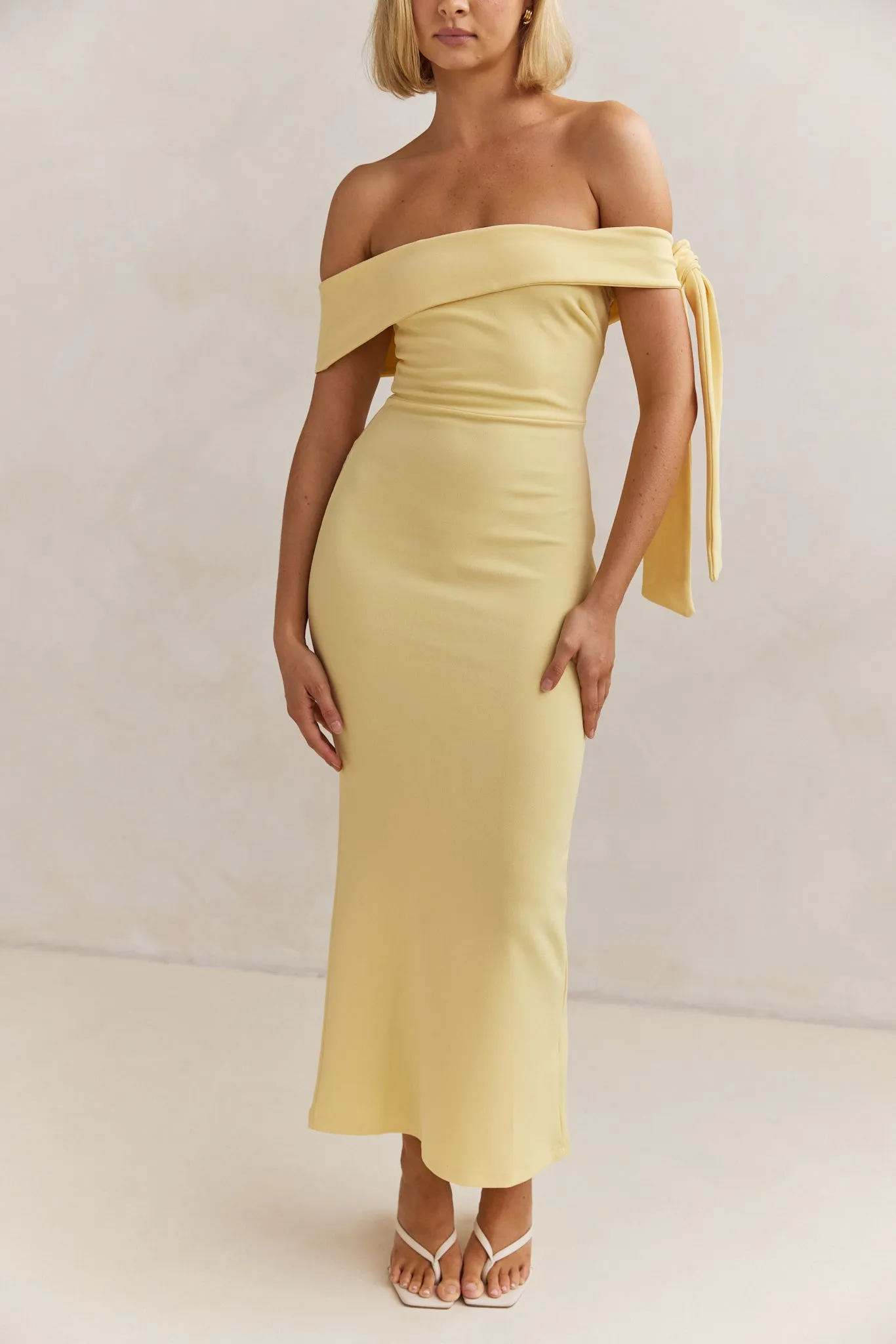 Mina Maxi Dress (Yellow)
