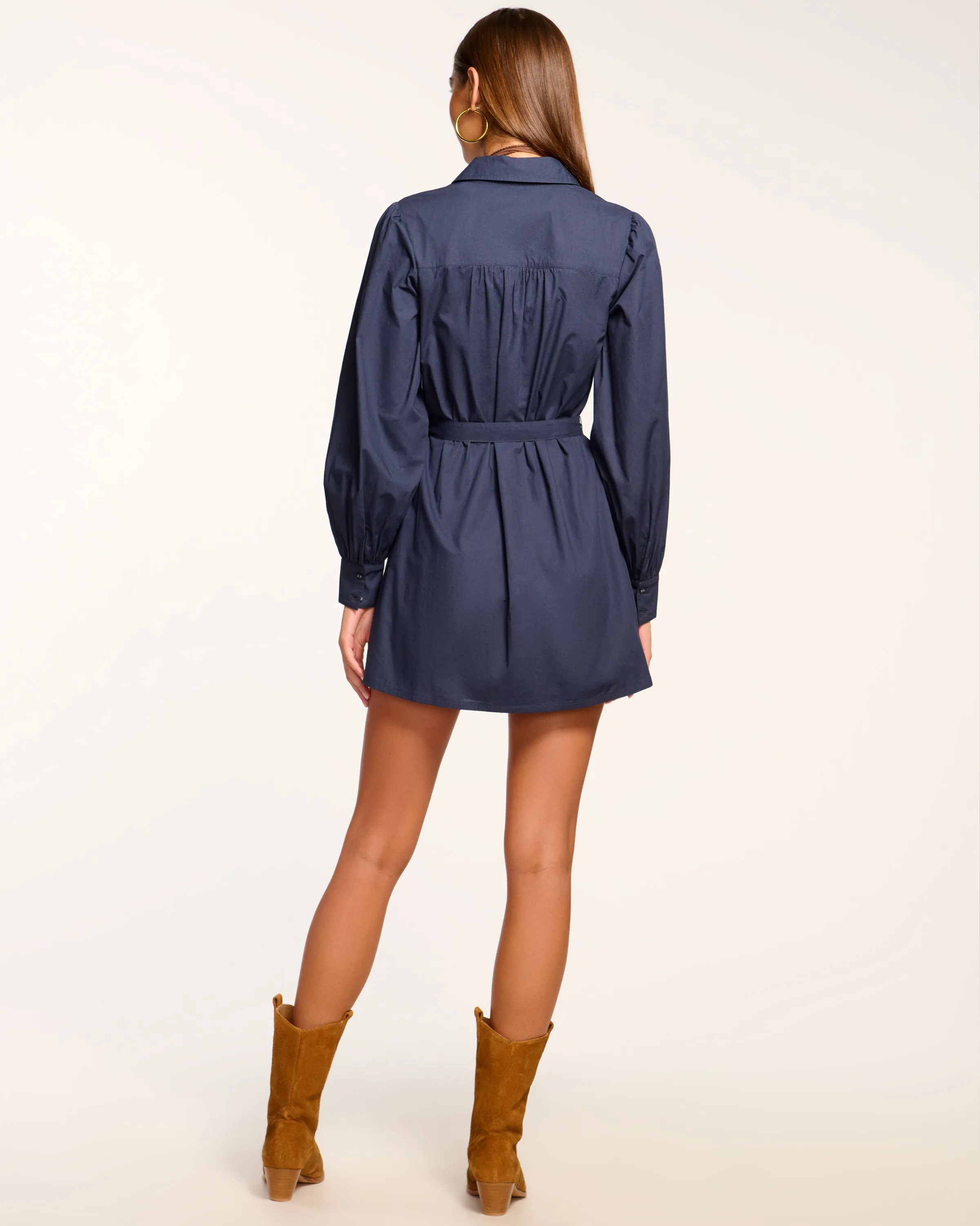 Mitch Cotton Poplin Mini Dress
