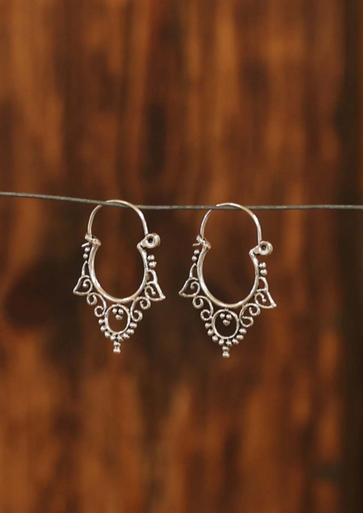 Mystic Wings Silver Earrings