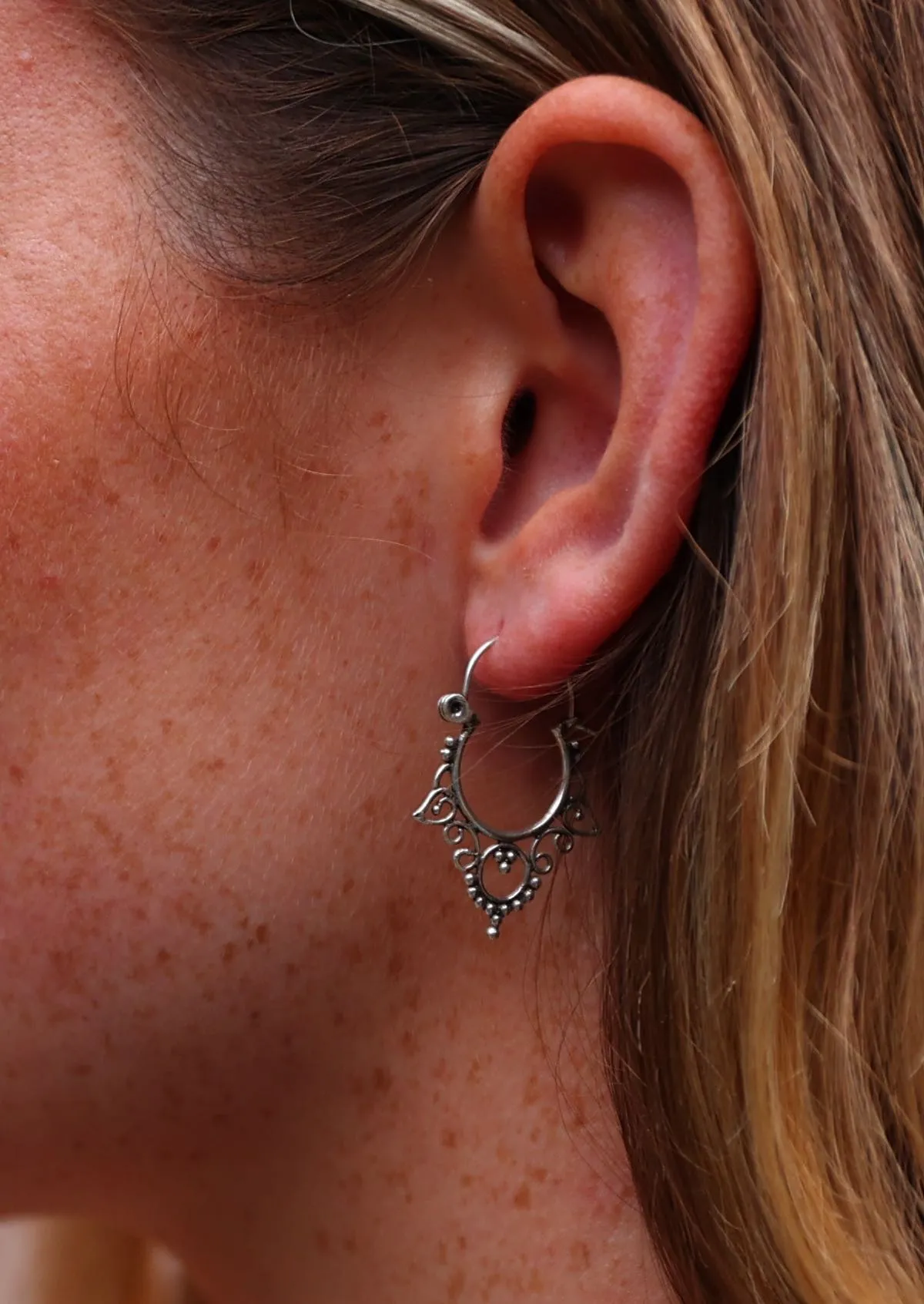 Mystic Wings Silver Earrings