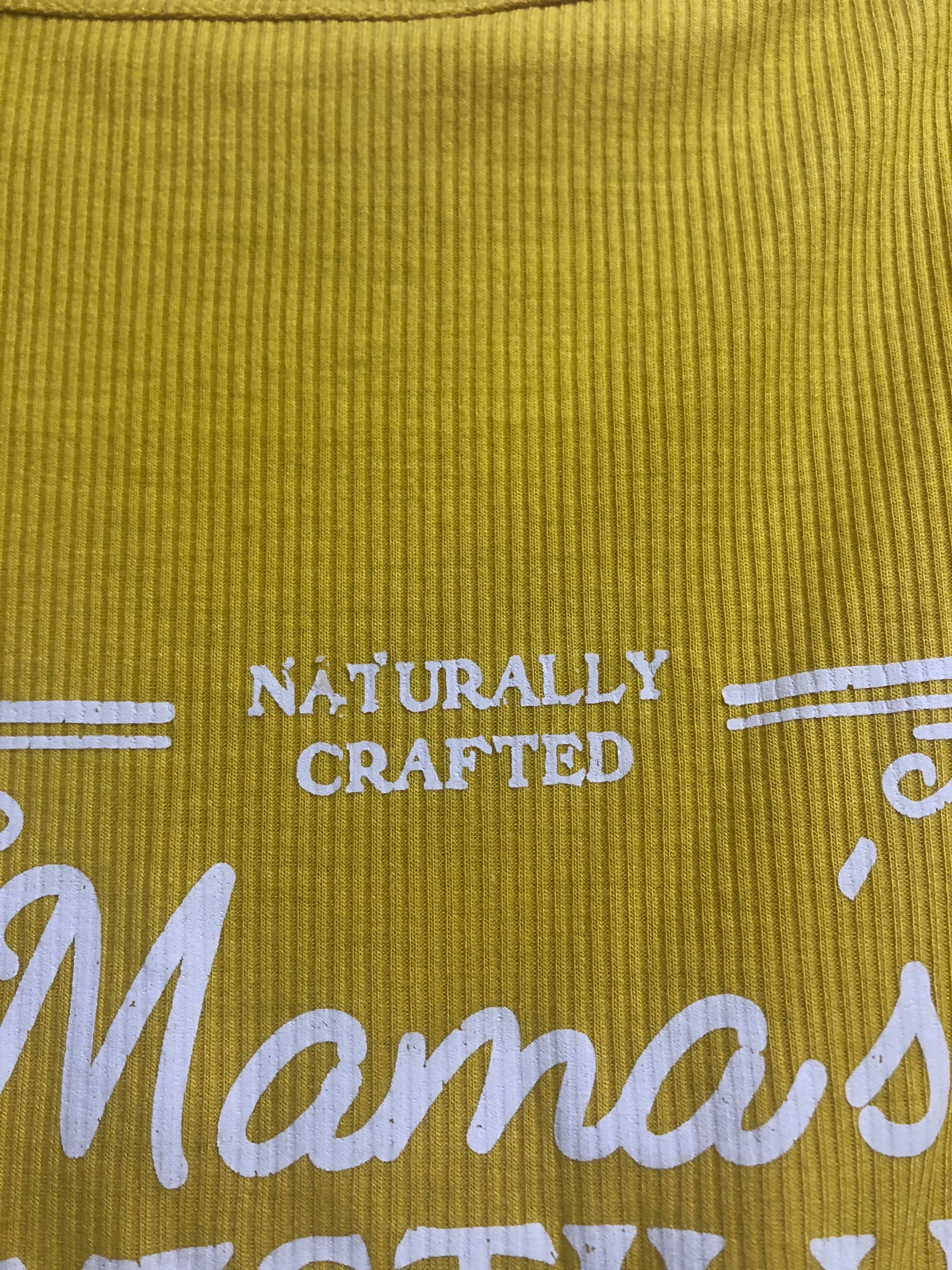 Outlet 6807 - Latched Mama Ribbed Nursing Tank - Marigold - Extra Large
