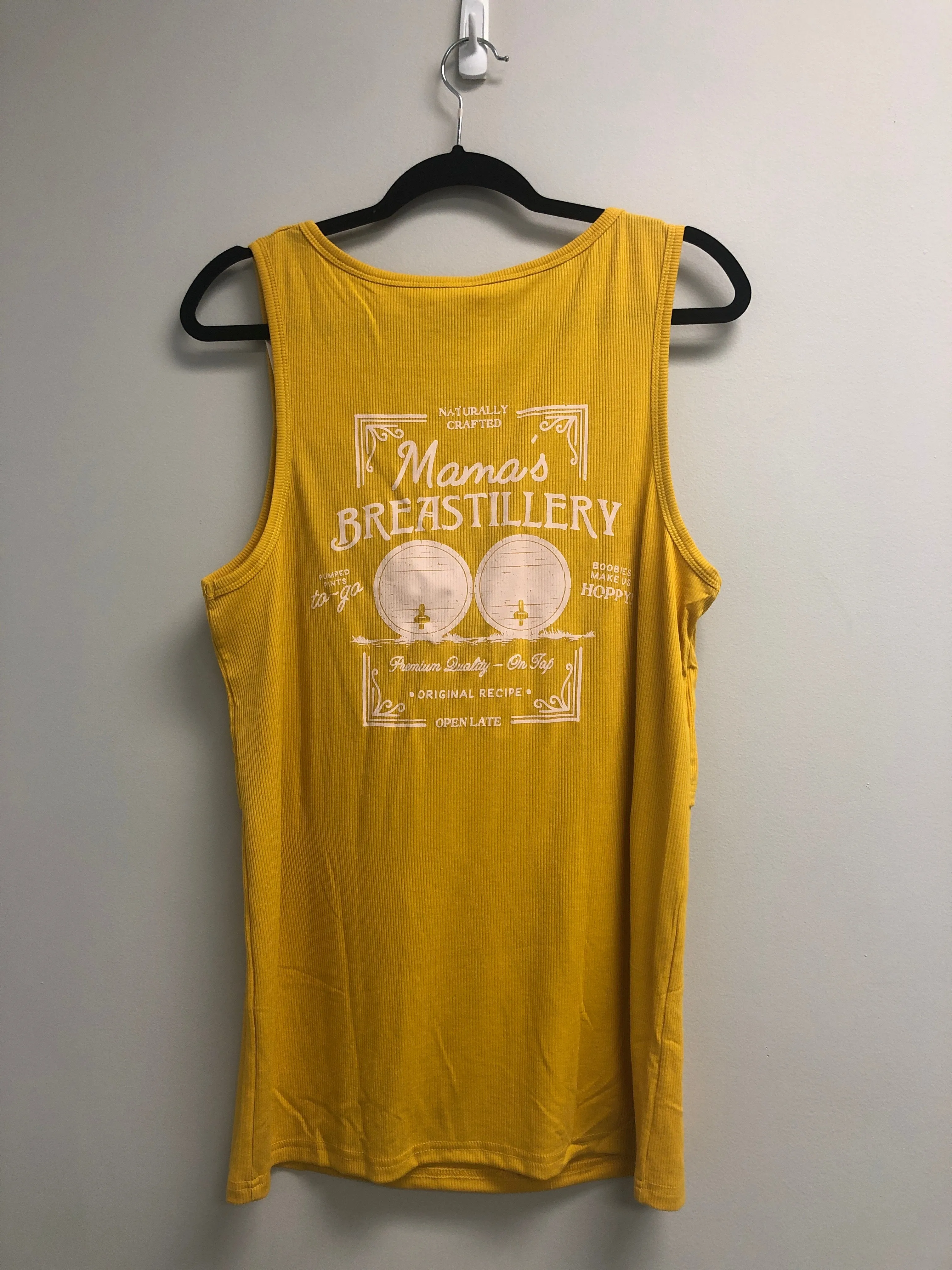 Outlet 6807 - Latched Mama Ribbed Nursing Tank - Marigold - Extra Large