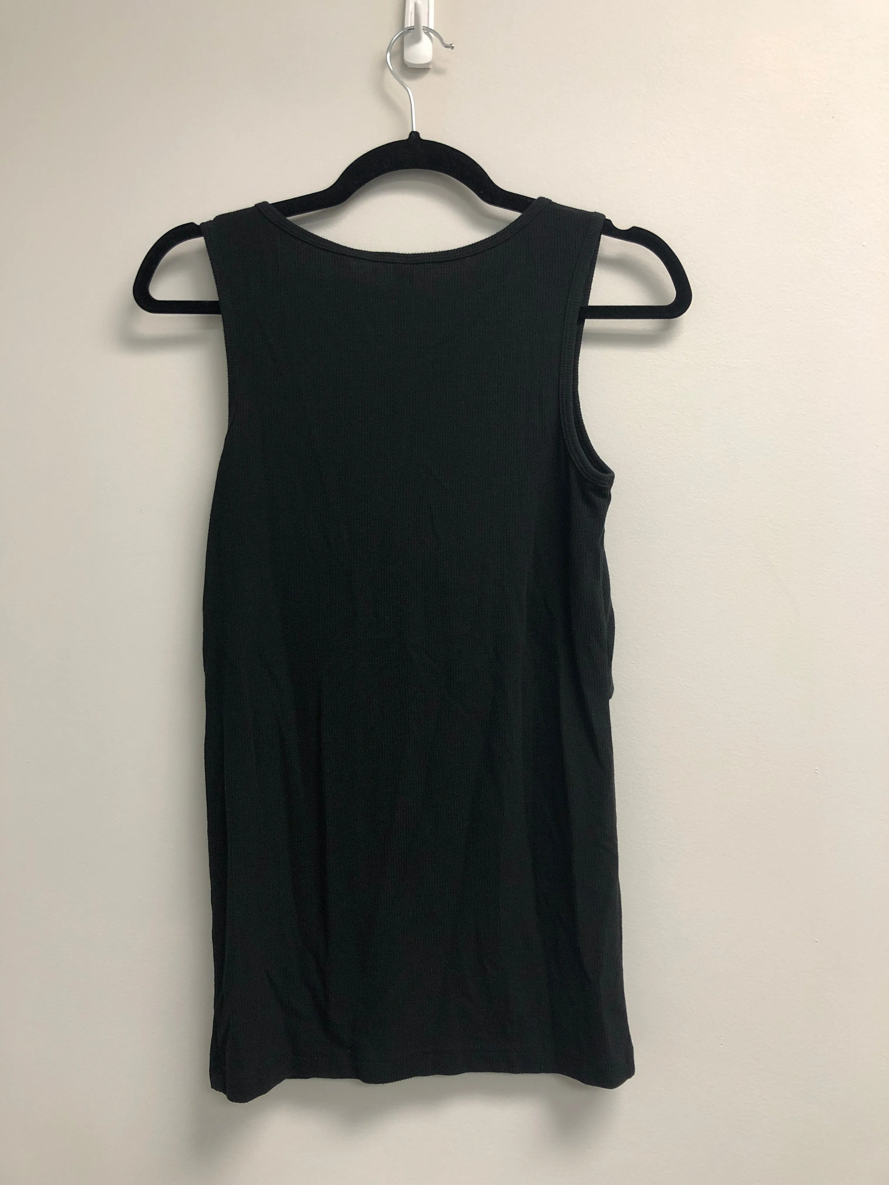 Outlet 7044 - Latched Mama Ribbed Nursing Tank - Black - Extra Small