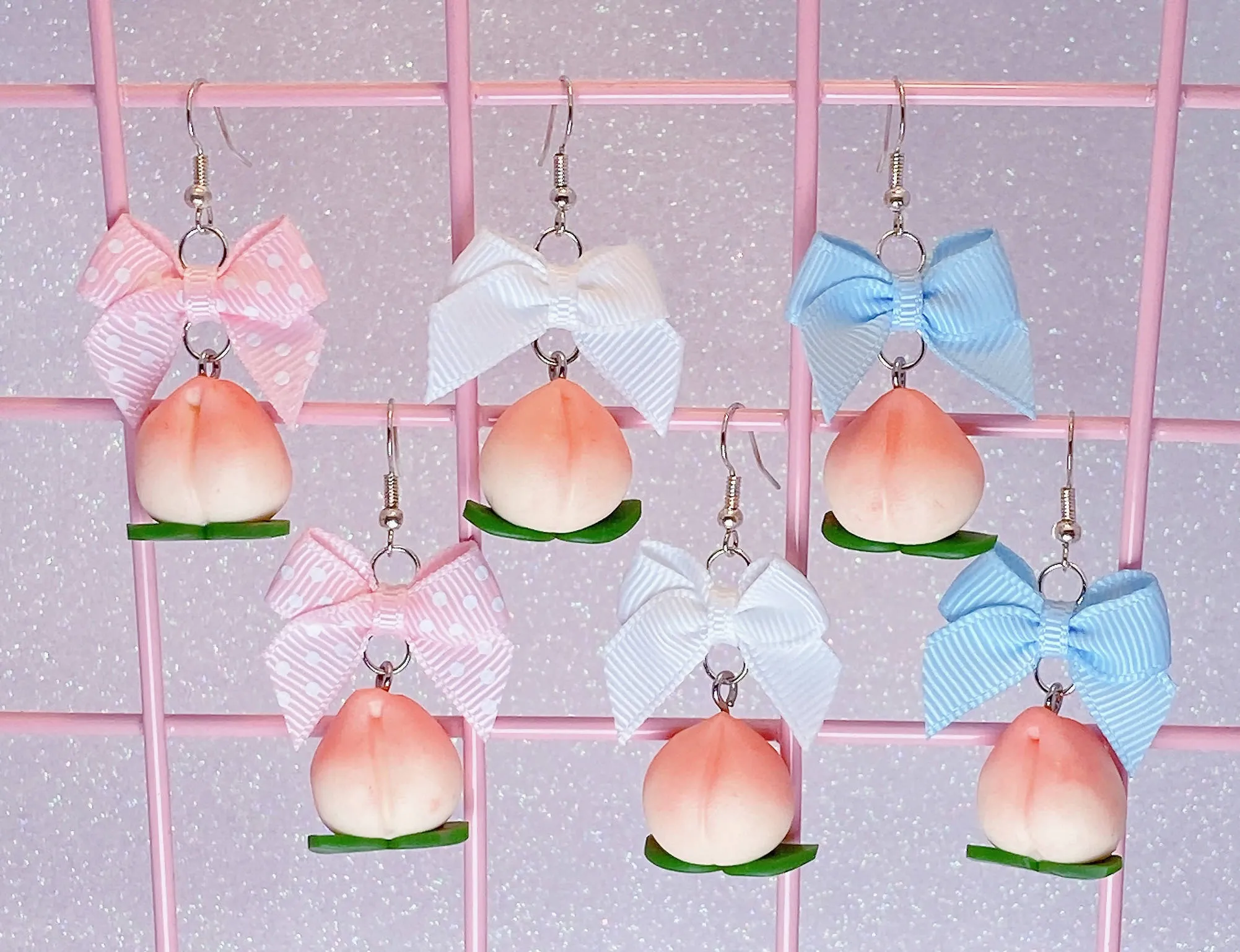 Peach Earrings (3 Colors)