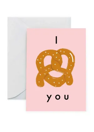 Pretzel Love Card