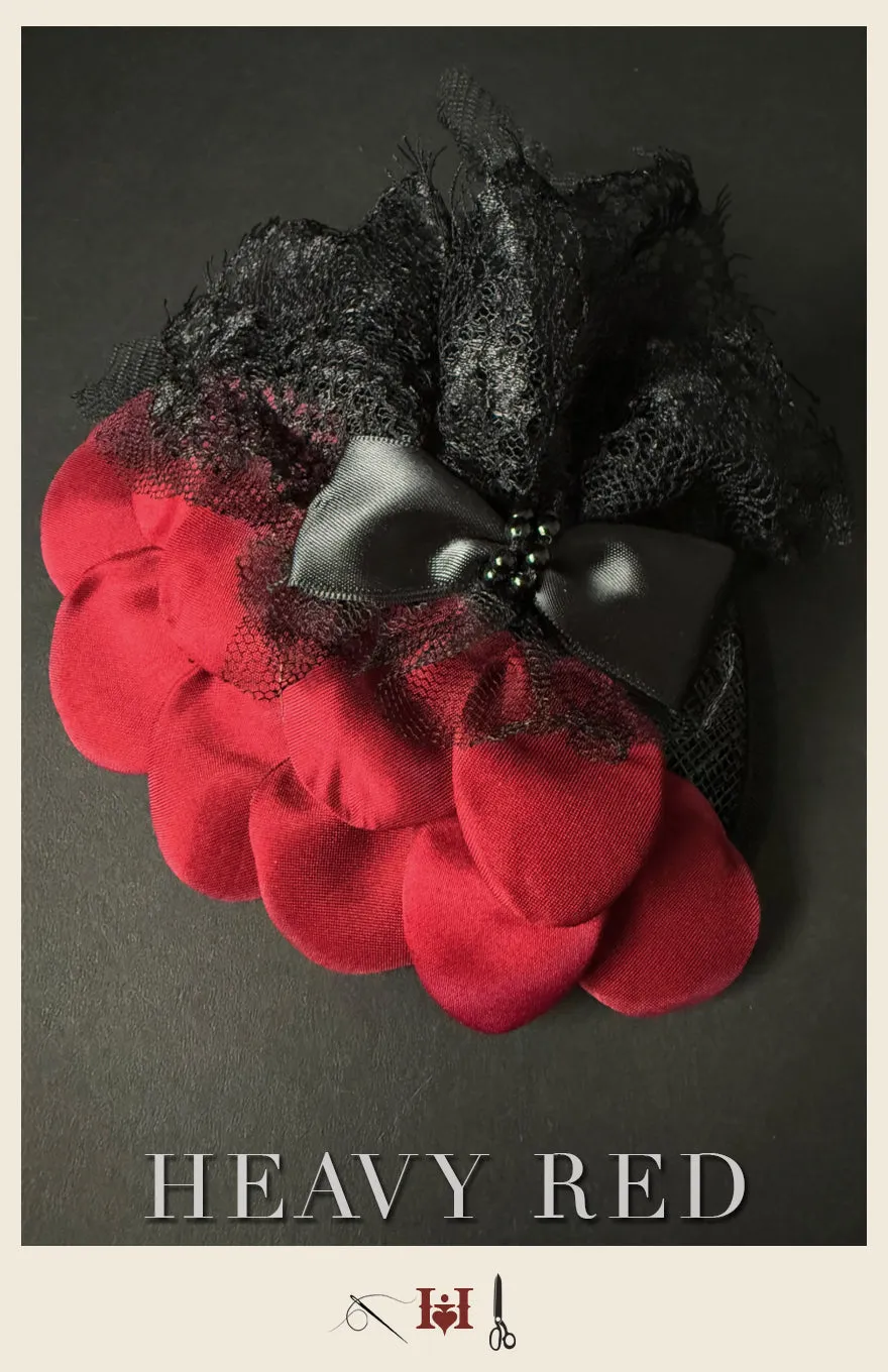 Rose Petals Couture Teardrop Hat