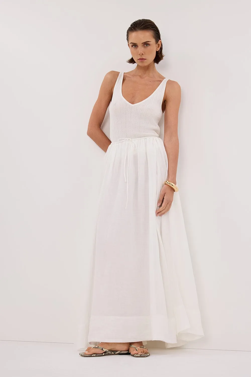 RUE WHITE KNIT TANK