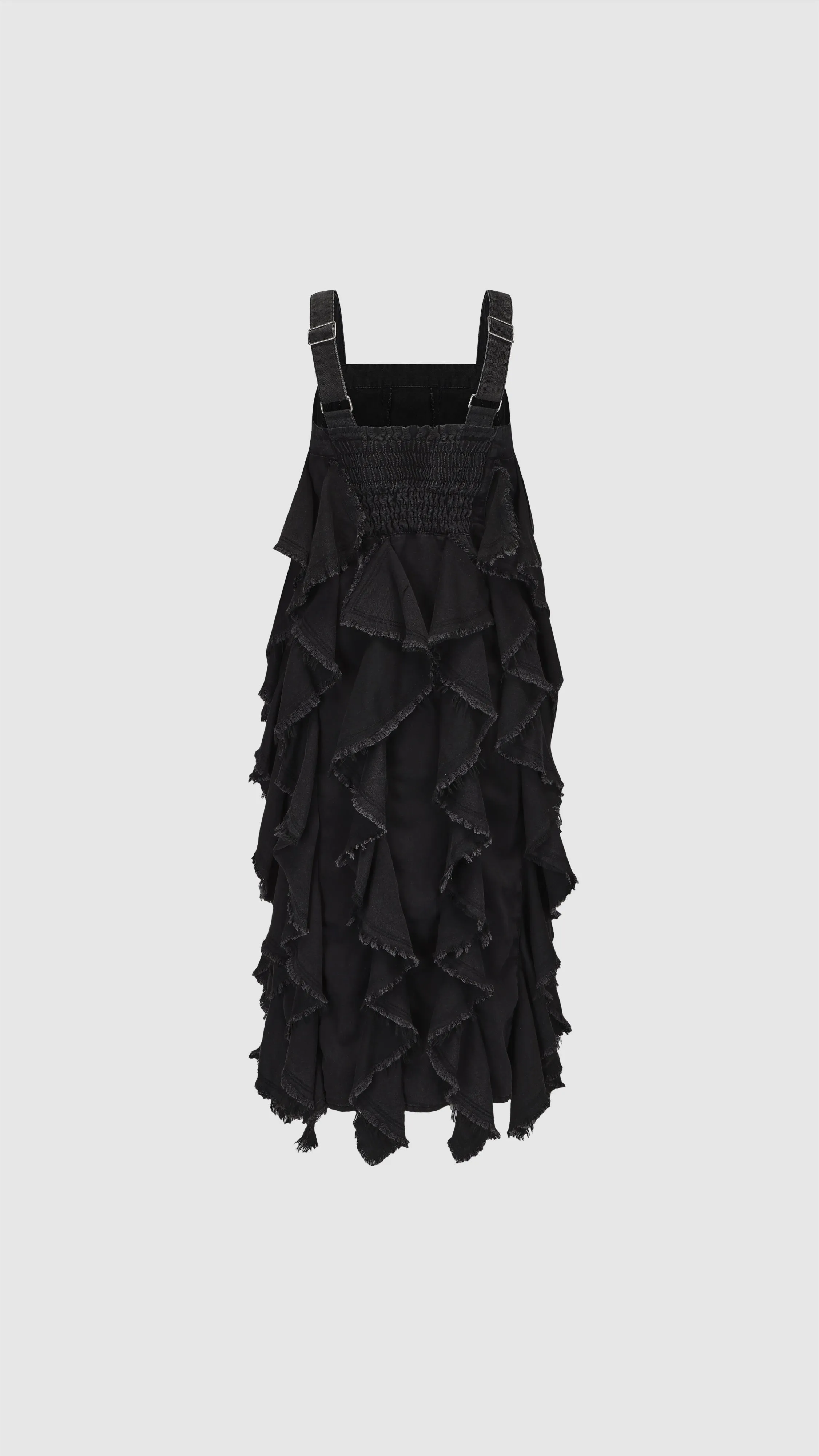 Ruffles Denim Dress