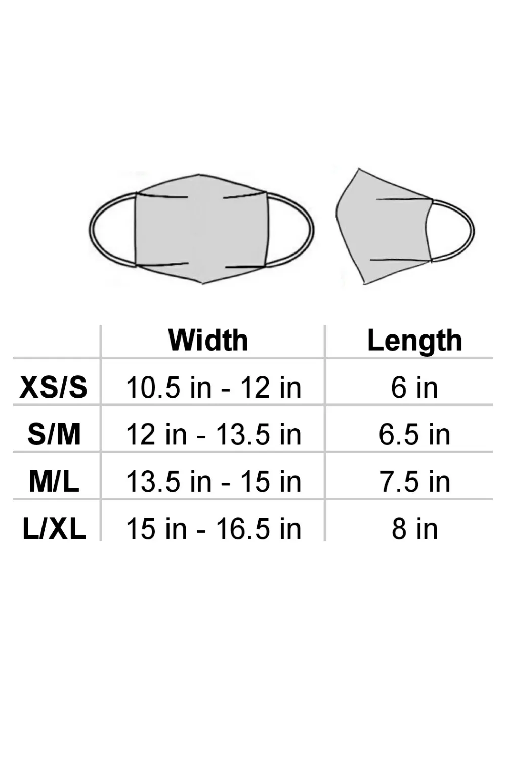 Safely Sip Mask in Black