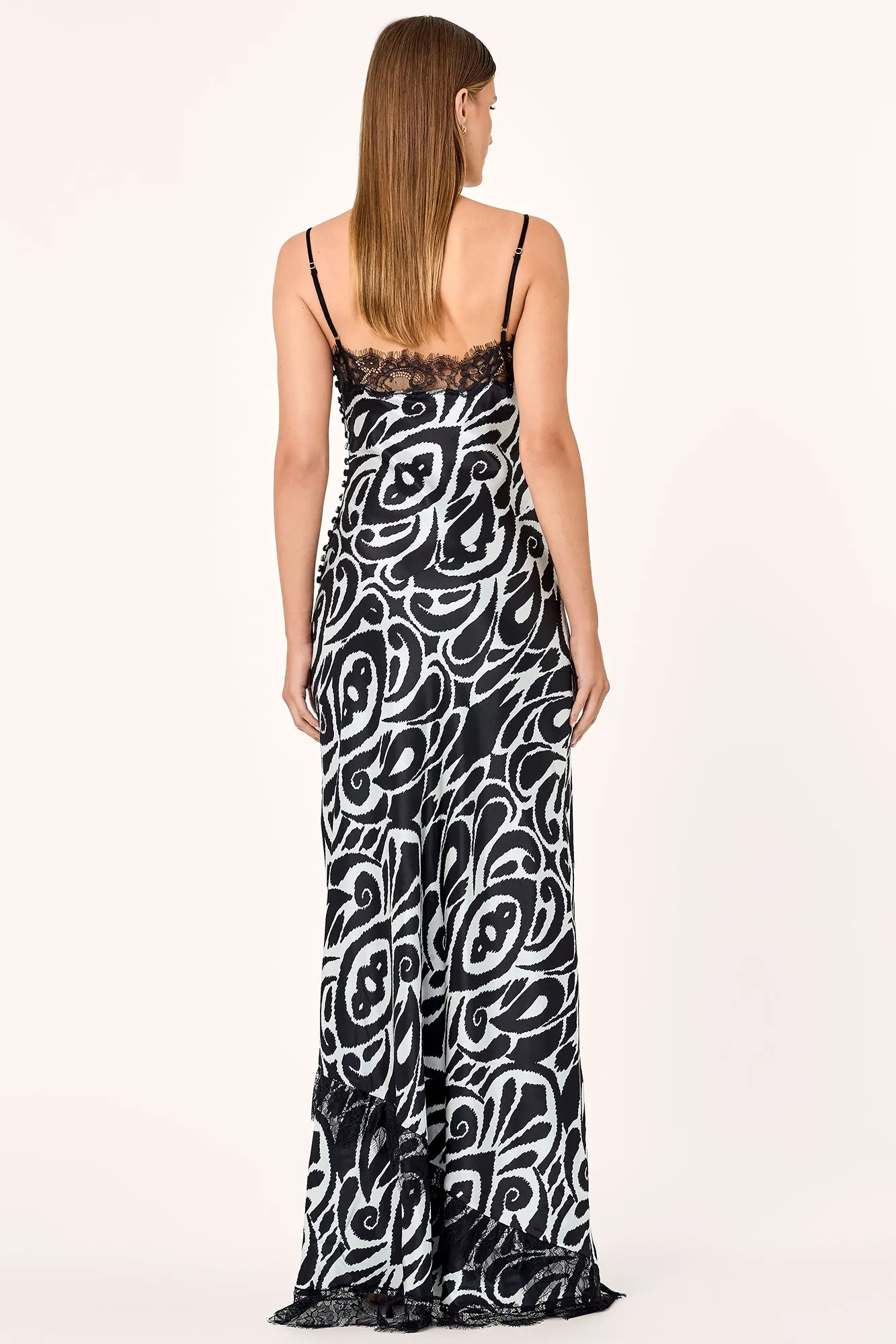 Sage Dress - Black Inez Print