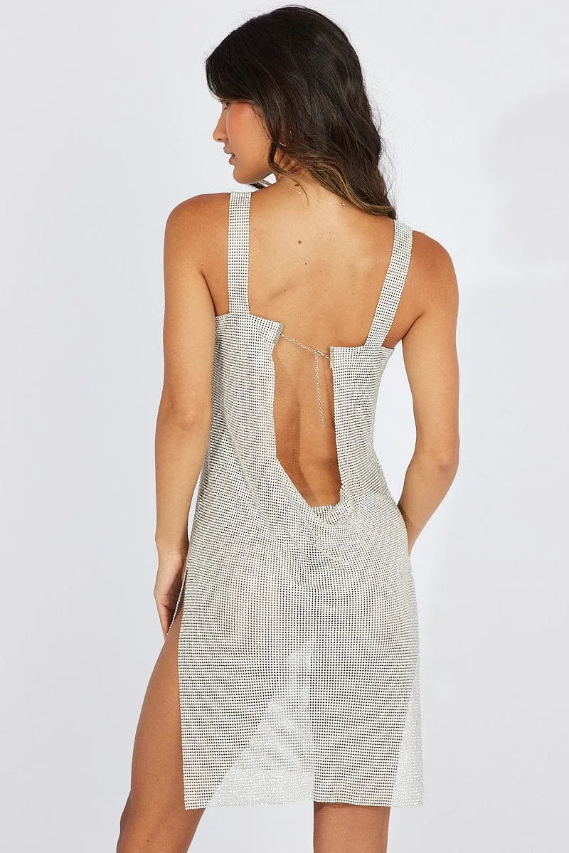 Silver Chainmail Dress