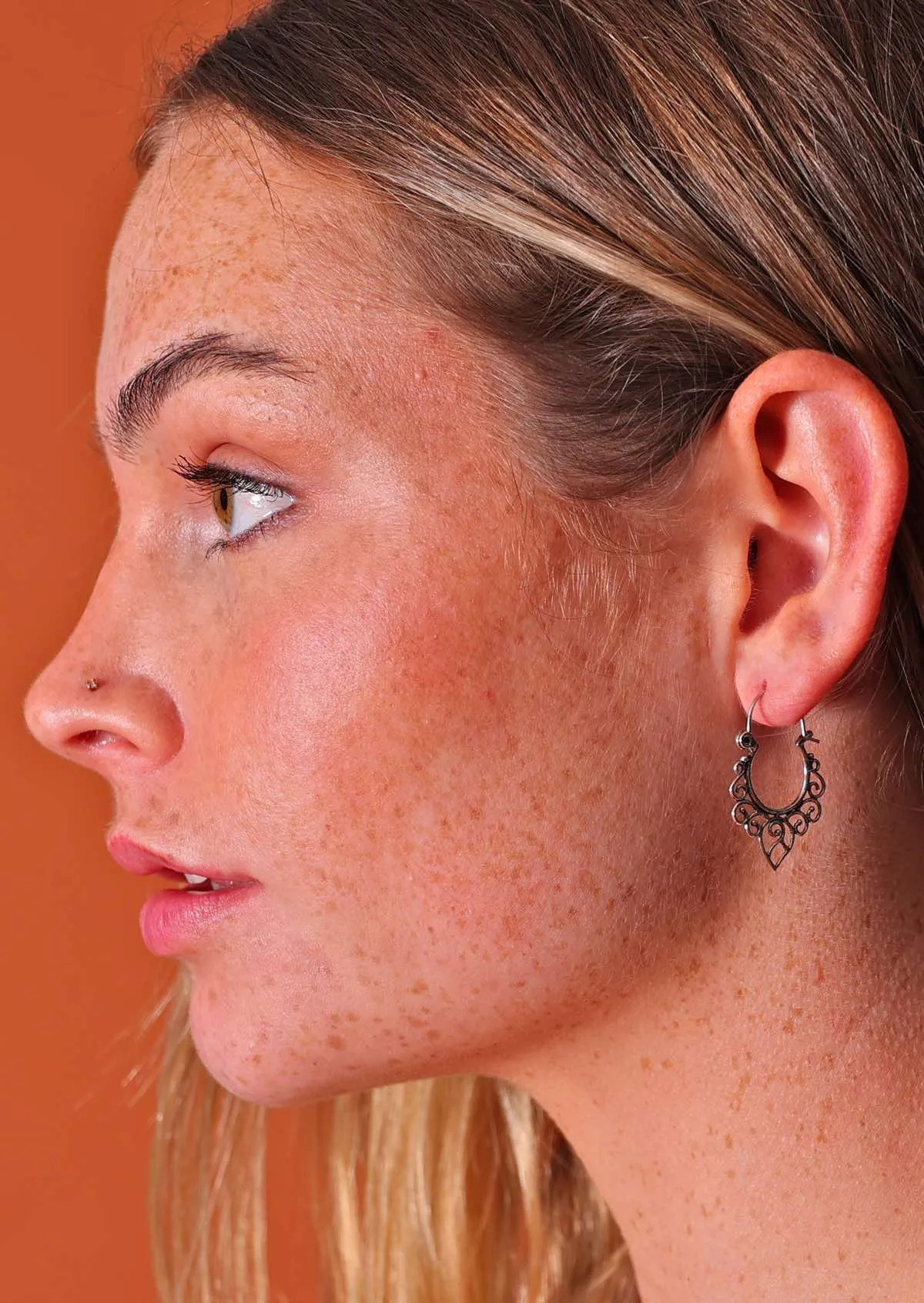 Silver Skies Hoop Earrings