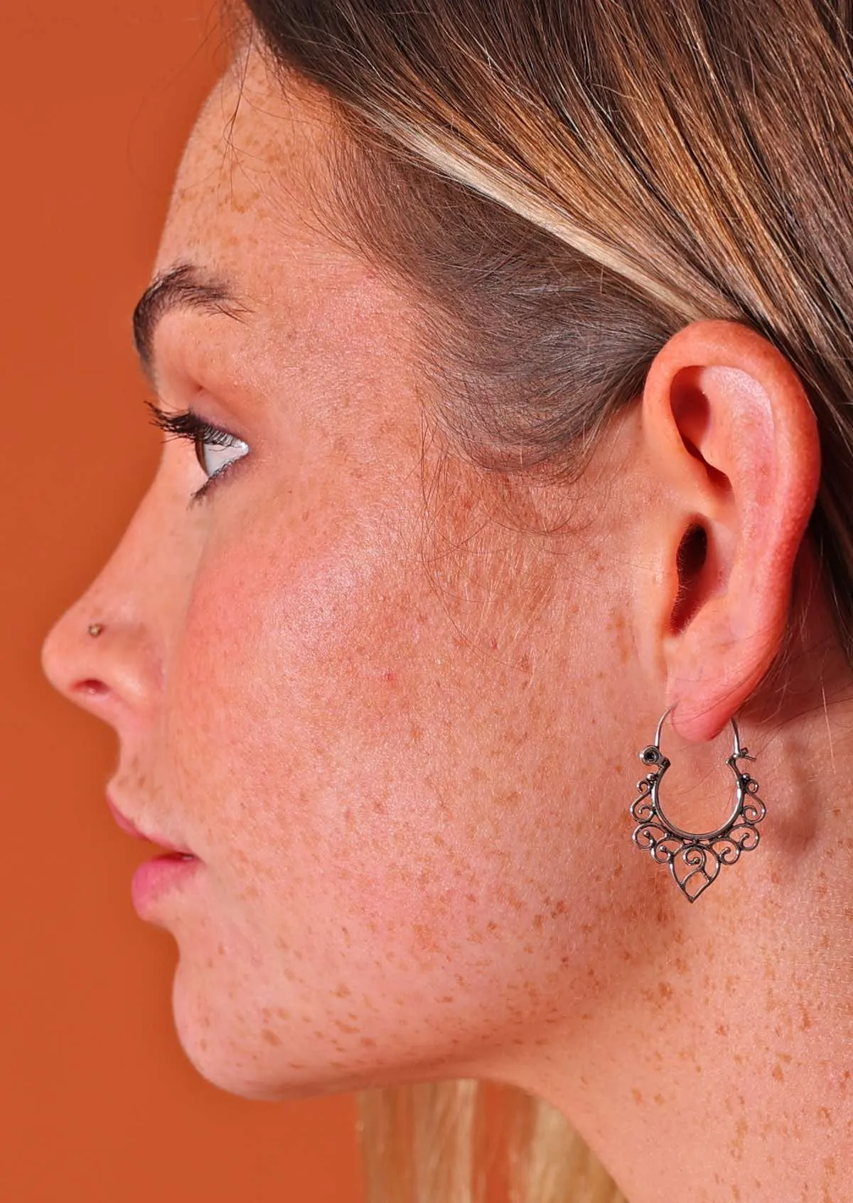 Silver Skies Hoop Earrings