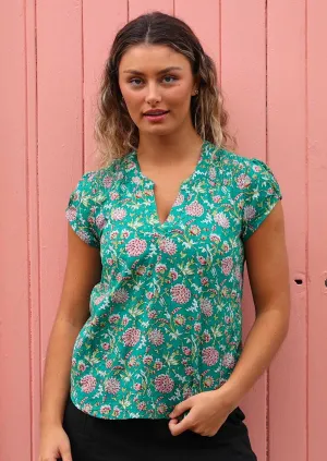 Sky Blouse Juniper