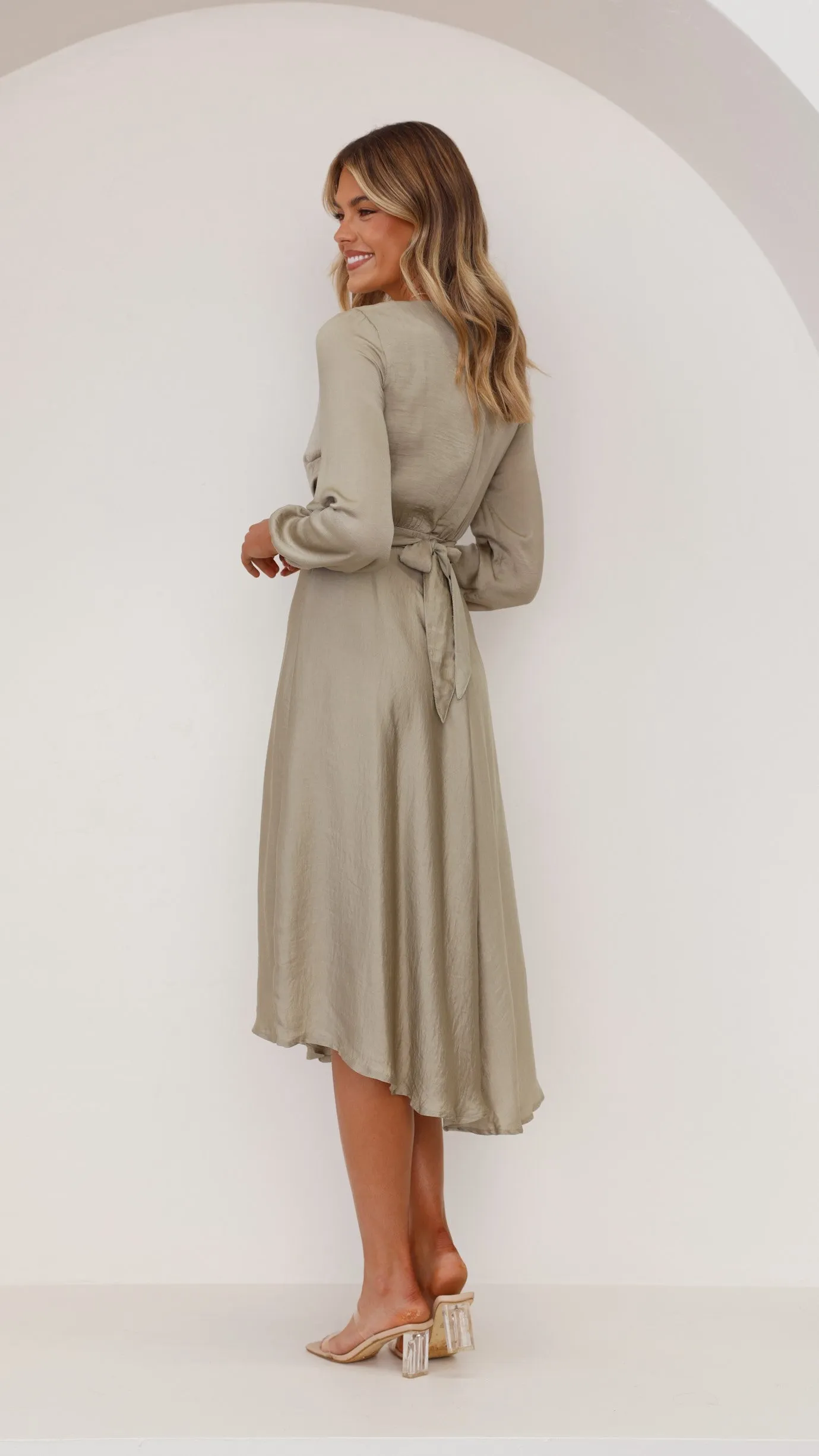 Starry Nights Dress - Olive