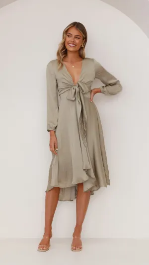 Starry Nights Dress - Olive