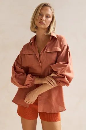 Timothee Shirt (Rust)