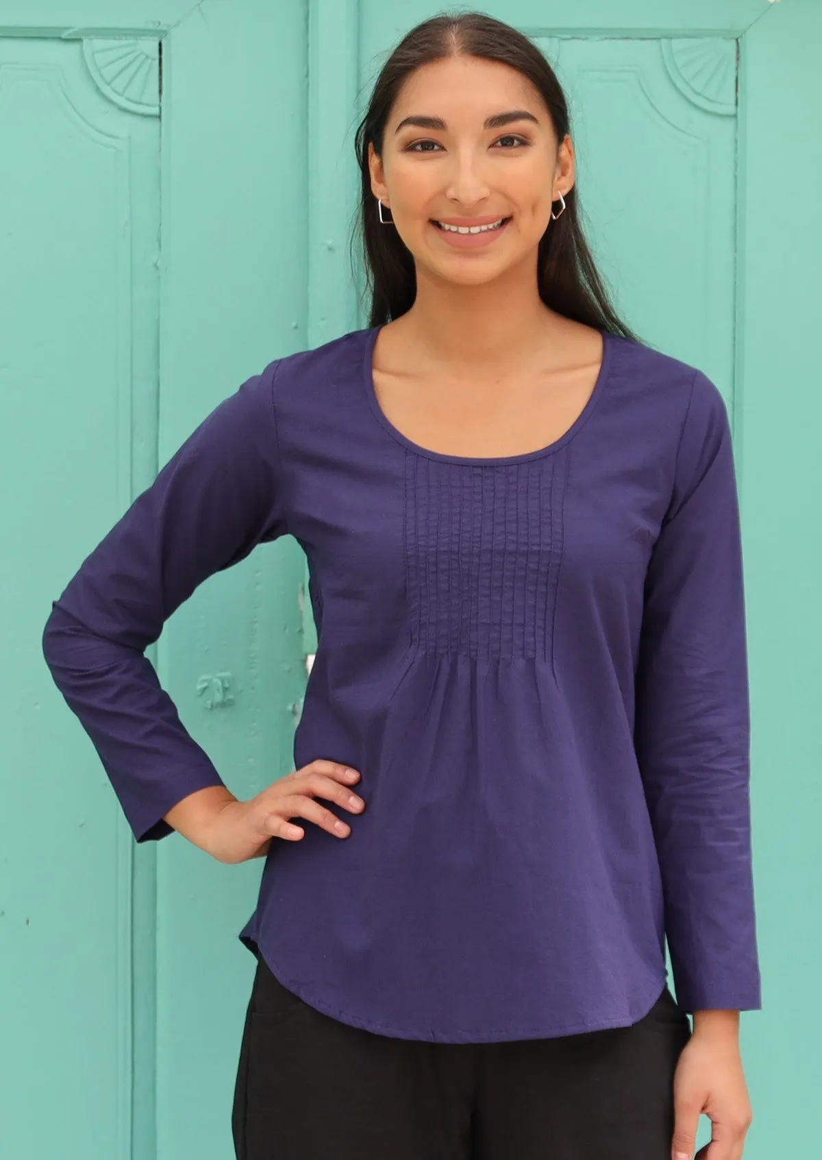 Tulsi Long Sleeve Top Rhodonite