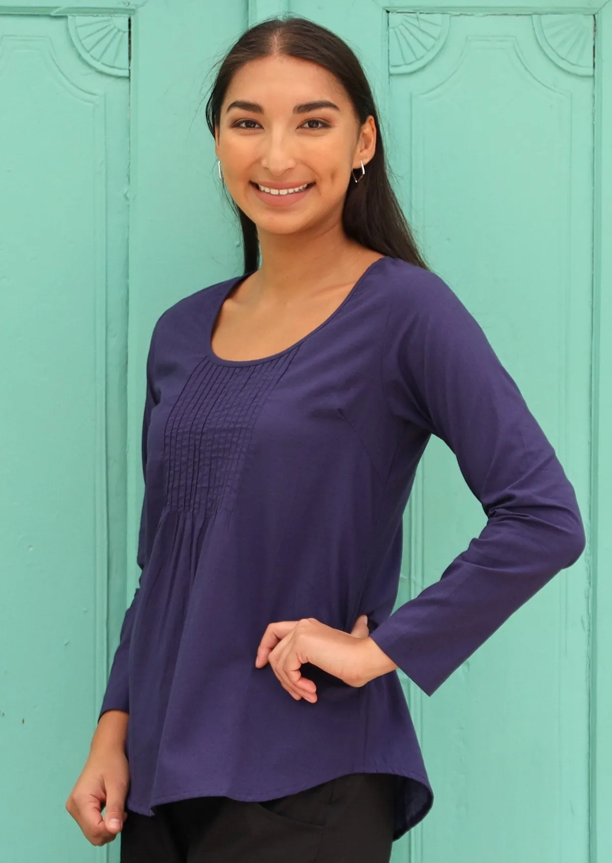 Tulsi Long Sleeve Top Rhodonite