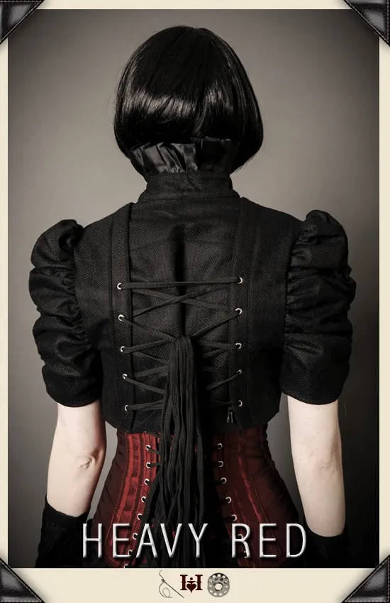 Ulterior Motives Black Noir Crop Jacket