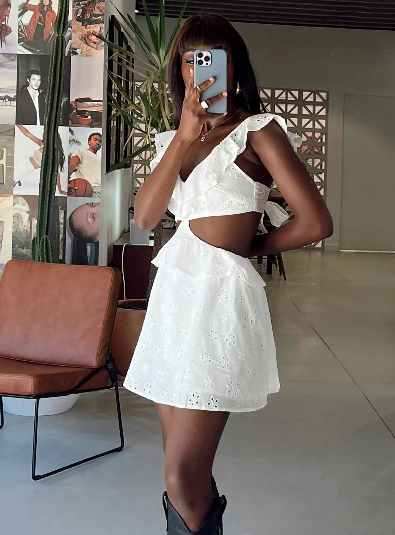 Wrenley Mini Dress White