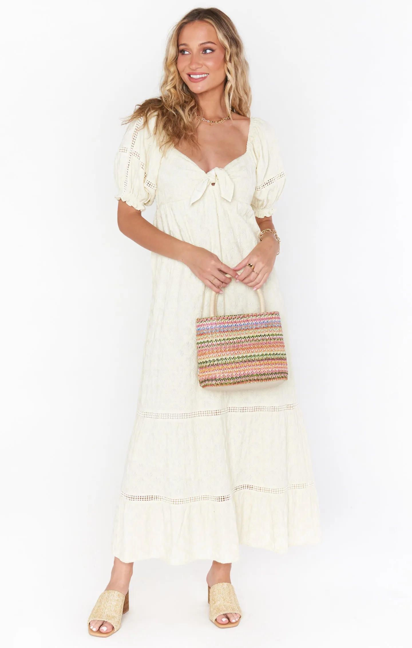 Zen Midi Dress ~ Midsummer Ivory